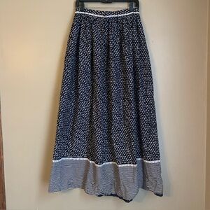 Country Suburbans Maxi Skirt Floral Cottagecore Festival Prairie Traditional Vtg